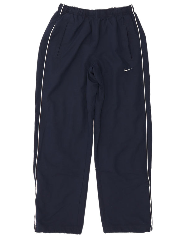 Nike Mens Tracksuit Trousers UK 35/37 Small Navy Blue Polyester