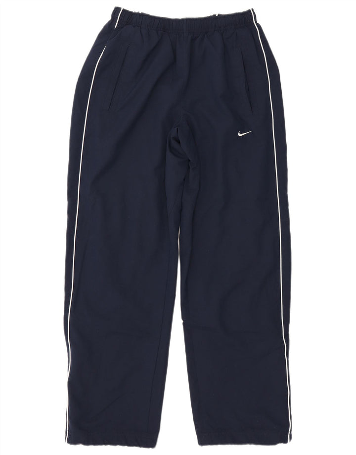 Nike Mens Tracksuit Trousers UK 35/37 Small Navy Blue Polyester