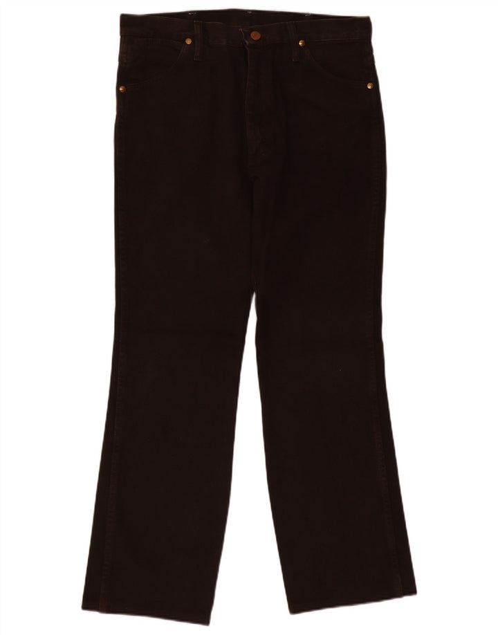 Wrangler Mens Straight Jeans W32 L28 Brown Cotton