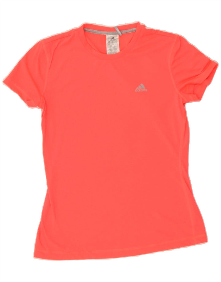 ADIDAS Womens Climalite T-Shirt Top UK 8/10 Small Pink Polyester Vintage Adidas and Second-Hand Adidas from Messina Hembry 