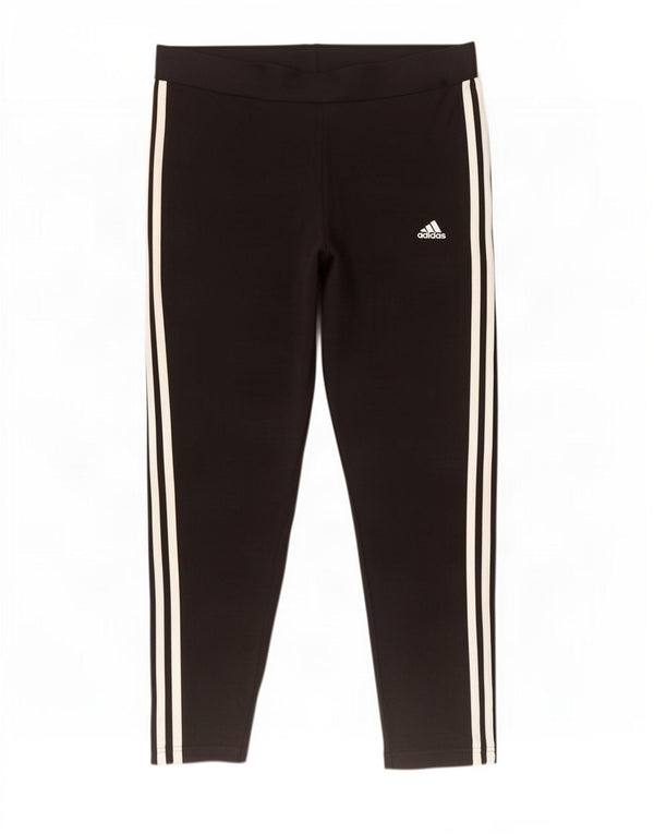 Adidas Womens Leggings UK 20/22 XL Black Cotton