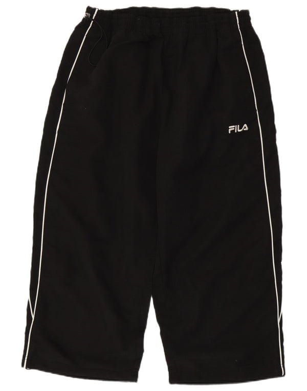 FILA Mens Graphic Capri Tracksuit Trousers XL  Black Polyester