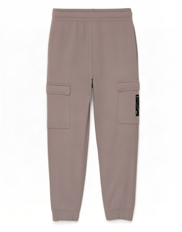 Nike Boys Cargo Tracksuit Trousers Joggers 8-9 Years Small Grey Cotton