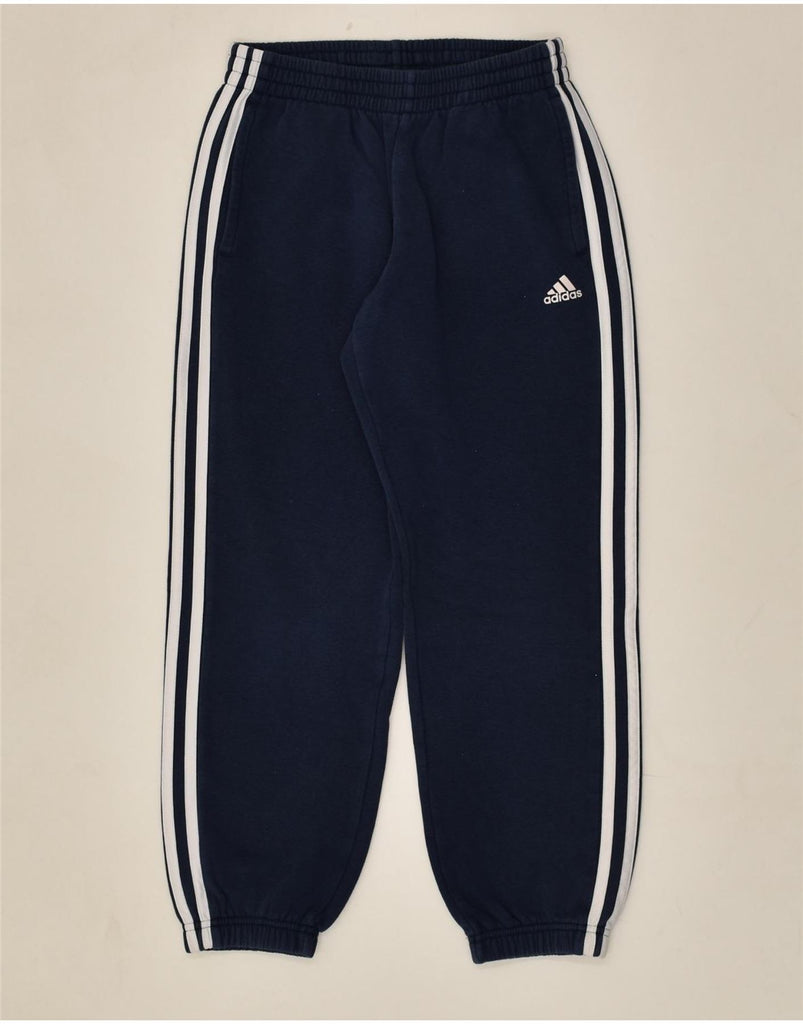 ADIDAS Boys Tracksuit Trousers Joggers 7-8 Years Navy Blue | Vintage Adidas | Thrift | Second-Hand Adidas | Used Clothing | Messina Hembry 