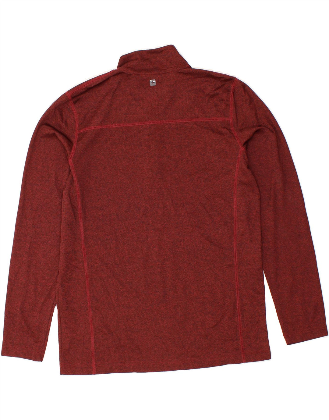MOUNTAIN WAREHOUSE Mens Zip Neck Pullover Tracksuit Top Small Red Flecked Vintage Mountain Warehouse and Second-Hand Mountain Warehouse from Messina Hembry 