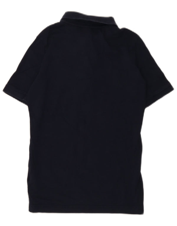 Nike Boys Polo Shirt 10-11 Years Medium Navy Blue Cotton