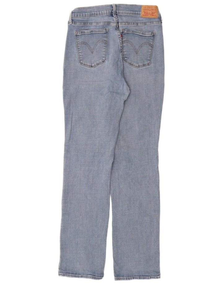 LEVI'S Womens 505 Straight Jeans US 8 Medium W29 L32 Blue Cotton