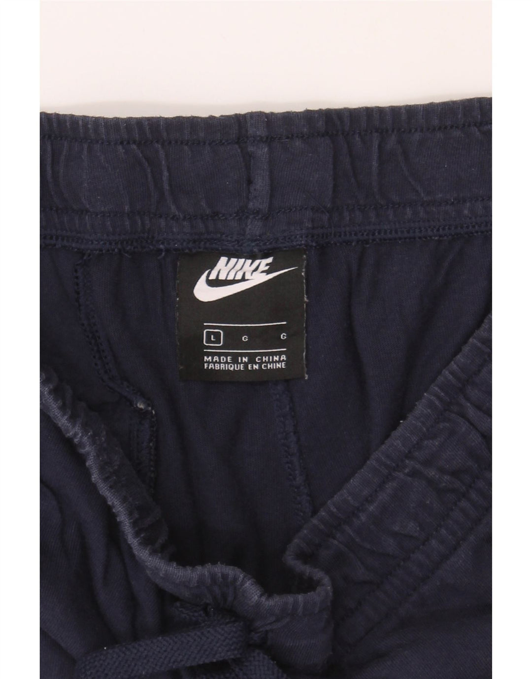 NIKE Mens Sport Shorts Large  Navy Blue Vintage Nike and Second-Hand Nike from Messina Hembry 