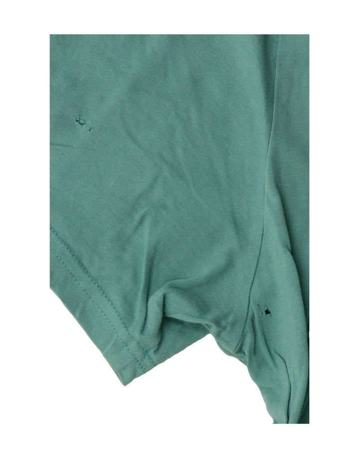 LEE Mens Regular Fit T-Shirt Top Large Turquoise Cotton Vintage Lee and Second-Hand Lee from Messina Hembry 