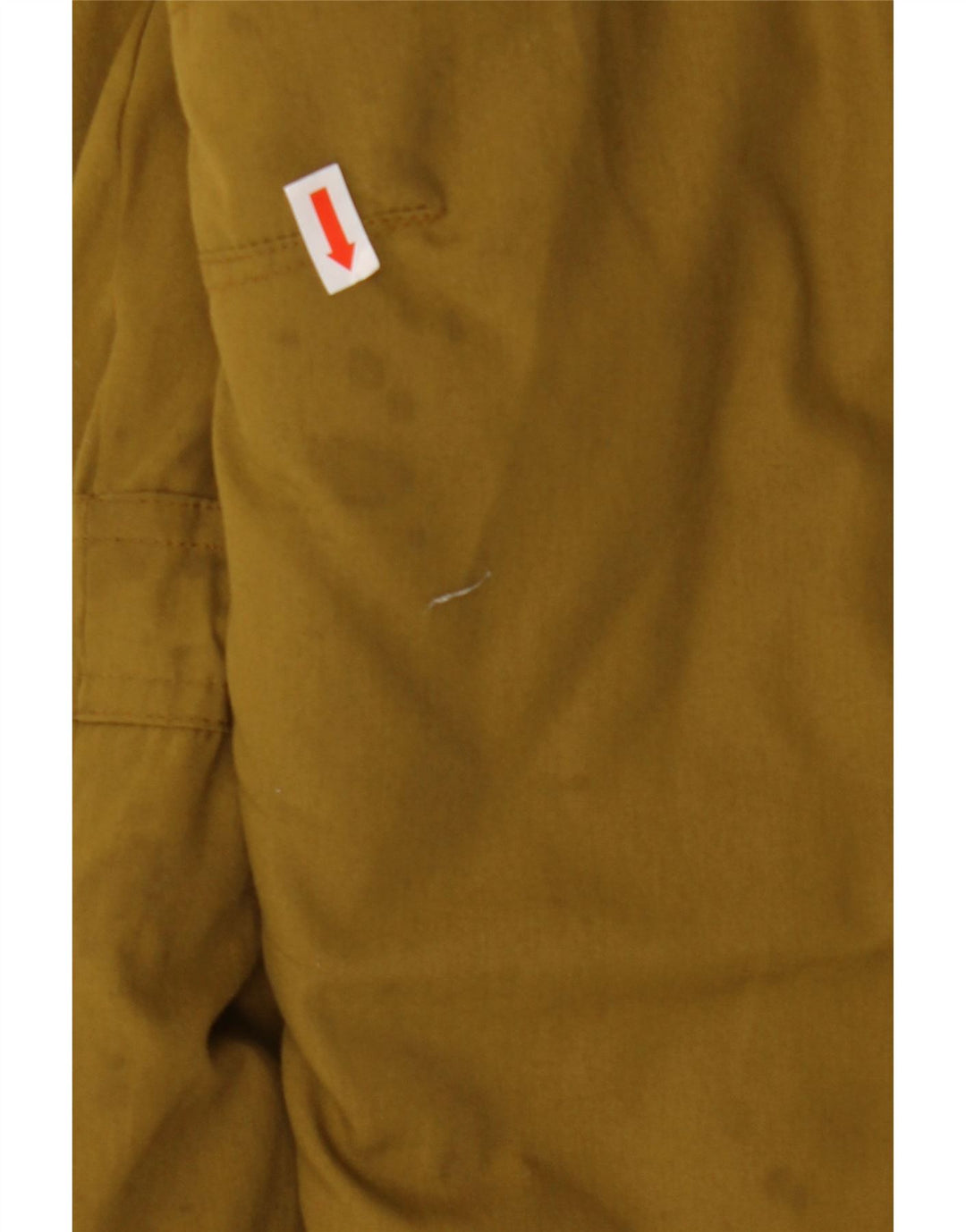 MARK ADAM Mens Windbreaker Jacket IT 52/54 Large Khaki Polyester