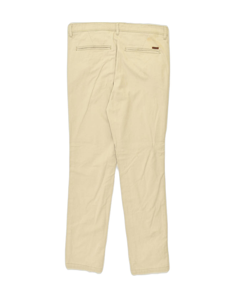 JACK & JONES Mens Marco Slim Chino Trousers W31 L32  Beige Cotton | Vintage Jack & Jones | Thrift | Second-Hand Jack & Jones | Used Clothing | Messina Hembry 