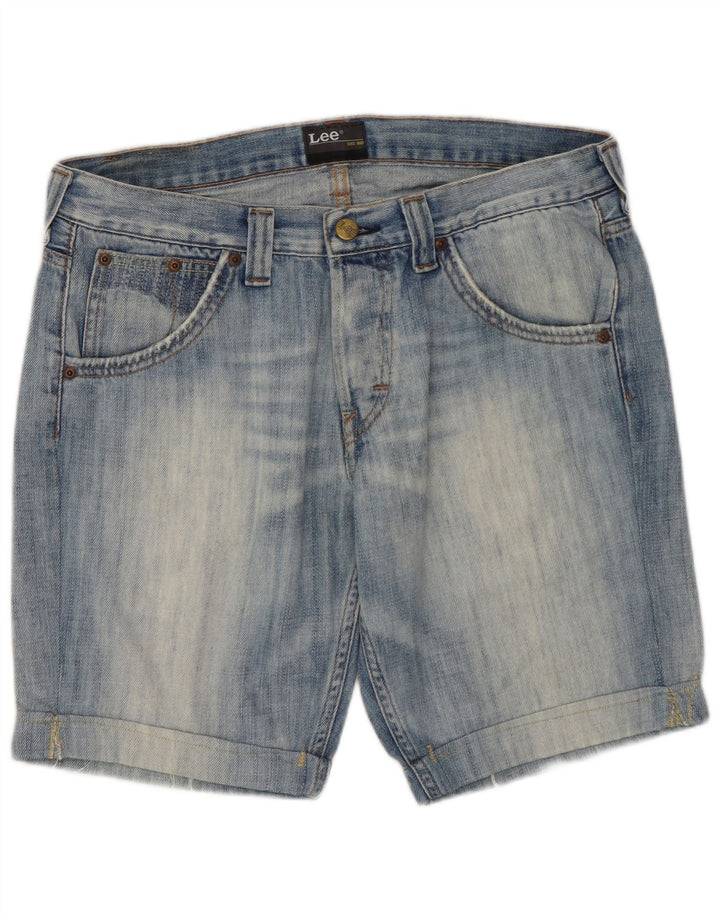 Lee Mens Ripley Denim Shorts W31 Medium Blue Cotton