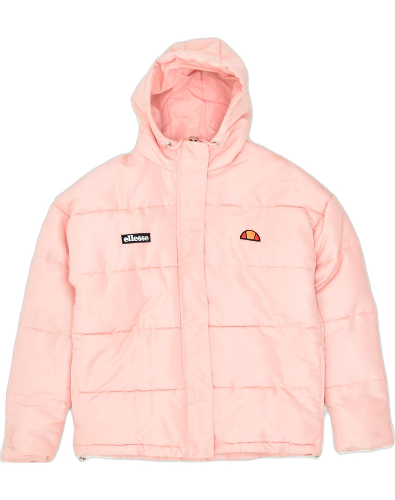 ELLESSE Womens Padded Jacket UK 8 Small Pink Polyester | Vintage Ellesse | Thrift | Second-Hand Ellesse | Used Clothing | Messina Hembry 