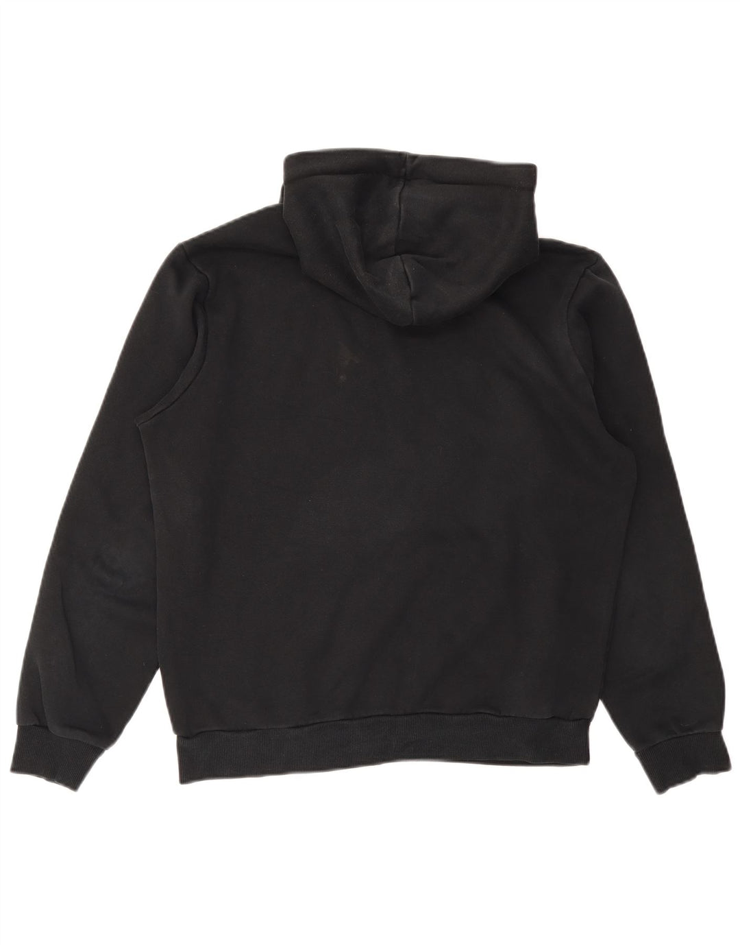 PUMA Mens Graphic Hoodie Jumper Medium Black Cotton