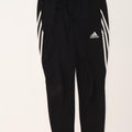 Adidas Mens Climalite Tracksuit Trousers Medium  Black Polyester