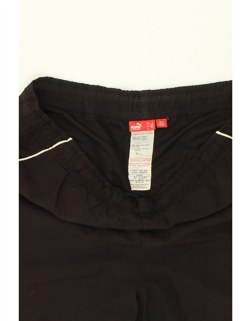 PUMA Mens Sport Shorts Large Black Polyester | Vintage Puma | Thrift | Second-Hand Puma | Used Clothing | Messina Hembry 