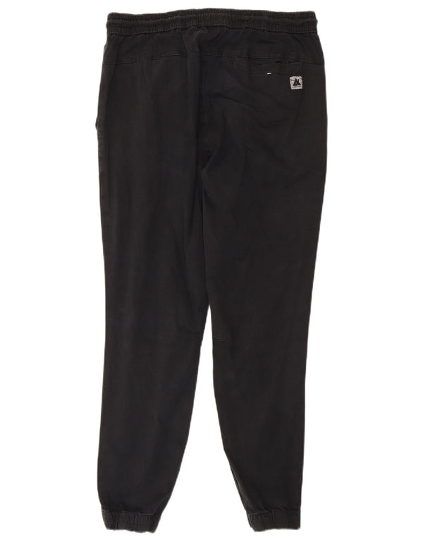 Zara Mens Joggers Chino Trousers Large W32 L28 Black