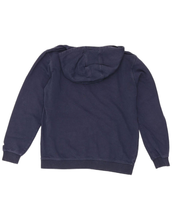 Fila Boys Graphic Hoodie Jumper 13-14 Years Navy Blue Cotton