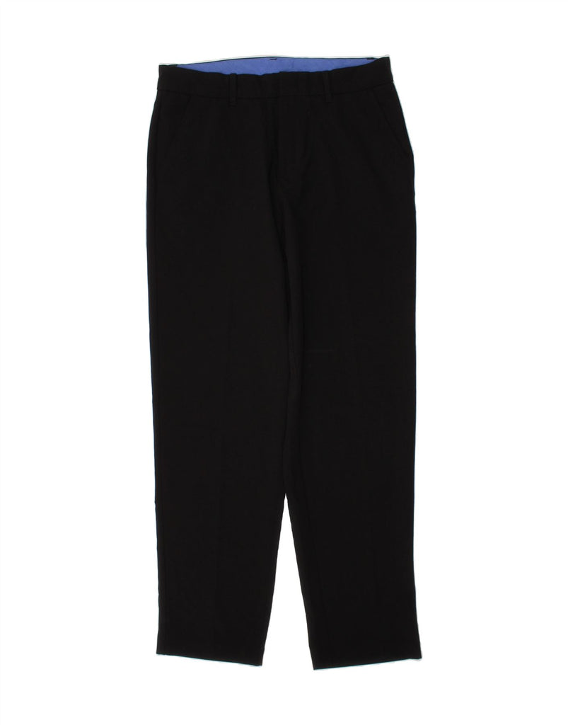 IZOD Boys Straight Chino Trousers 15-16 Years W30 L30 Black Polyester Vintage Izod and Second-Hand Izod from Messina Hembry 