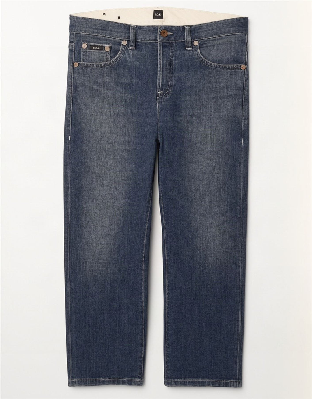 Hugo Boss Mens Loose Jeans W36 L27 Blue