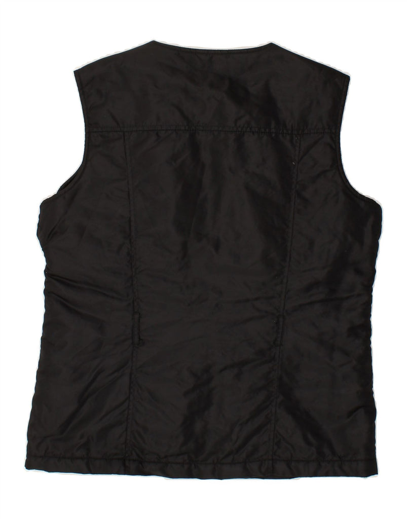 BENETTON Womens Gilet UK 14 Medium Black Vintage Benetton and Second-Hand Benetton from Messina Hembry 