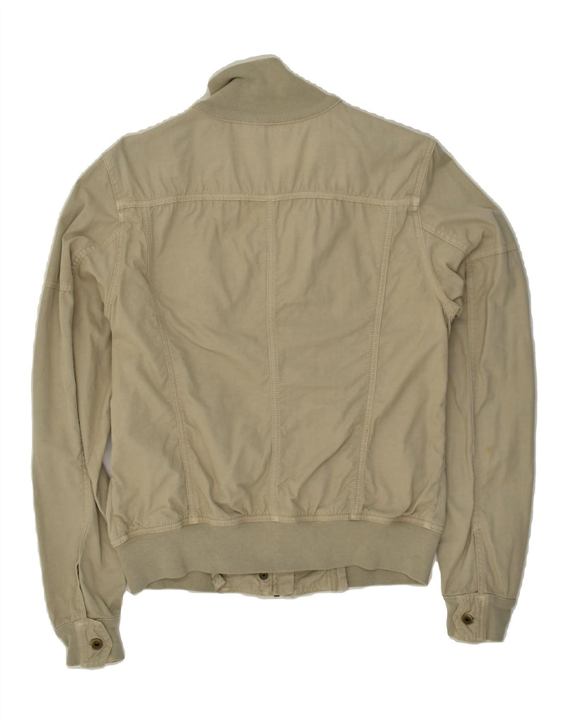 CHAMPION Womens Utility Jacket UK 14 Medium Beige Cotton | Vintage Champion | Thrift | Second-Hand Champion | Used Clothing | Messina Hembry 