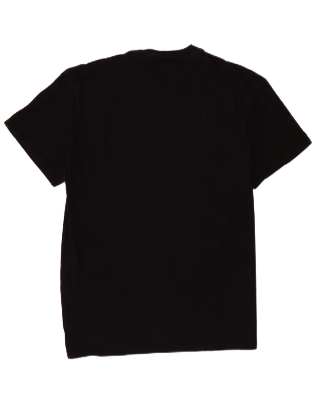 Tommy Hilfiger Mens Graphic T-Shirt Top Medium Black Cotton