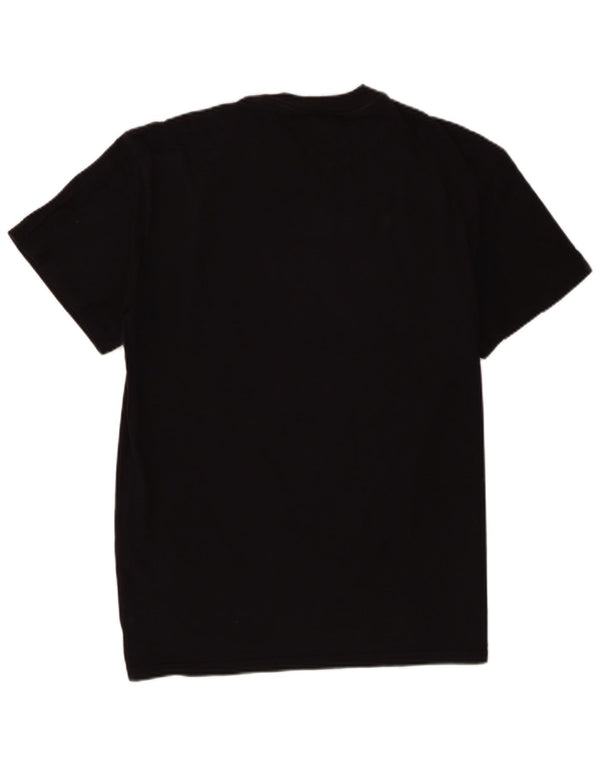 Tommy Hilfiger Mens Graphic T-Shirt Top Medium Black Cotton