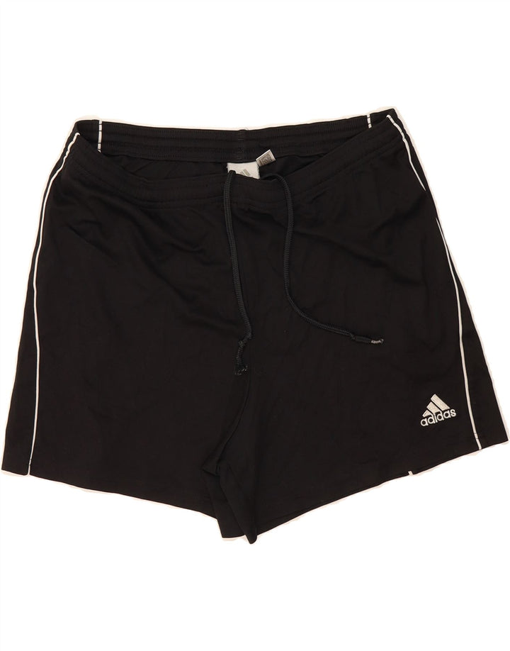 ADIDAS Mens Sport Shorts Medium  Black Vintage Adidas and Second-Hand Adidas from Messina Hembry 