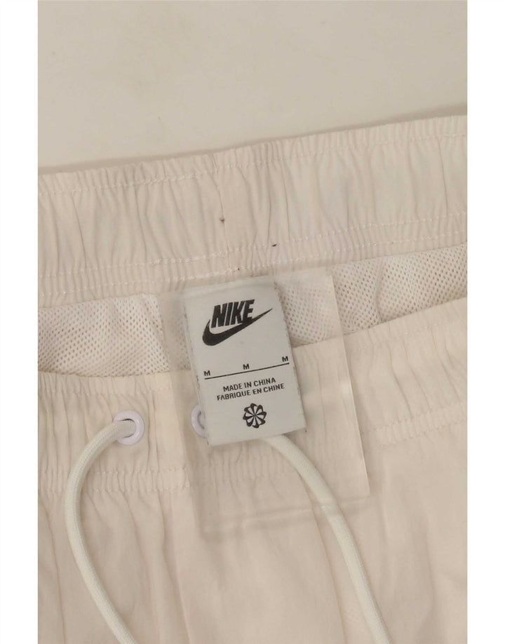 Nike Womens Graphic Tracksuit Trousers Joggers UK 12 Medium White