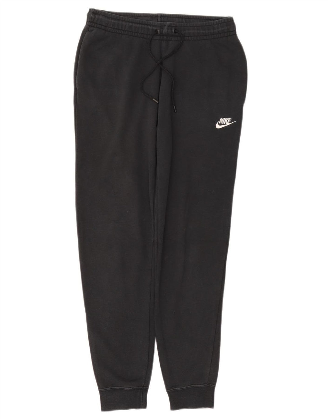 NIKE Mens Tracksuit Trousers Joggers Small  Black Cotton