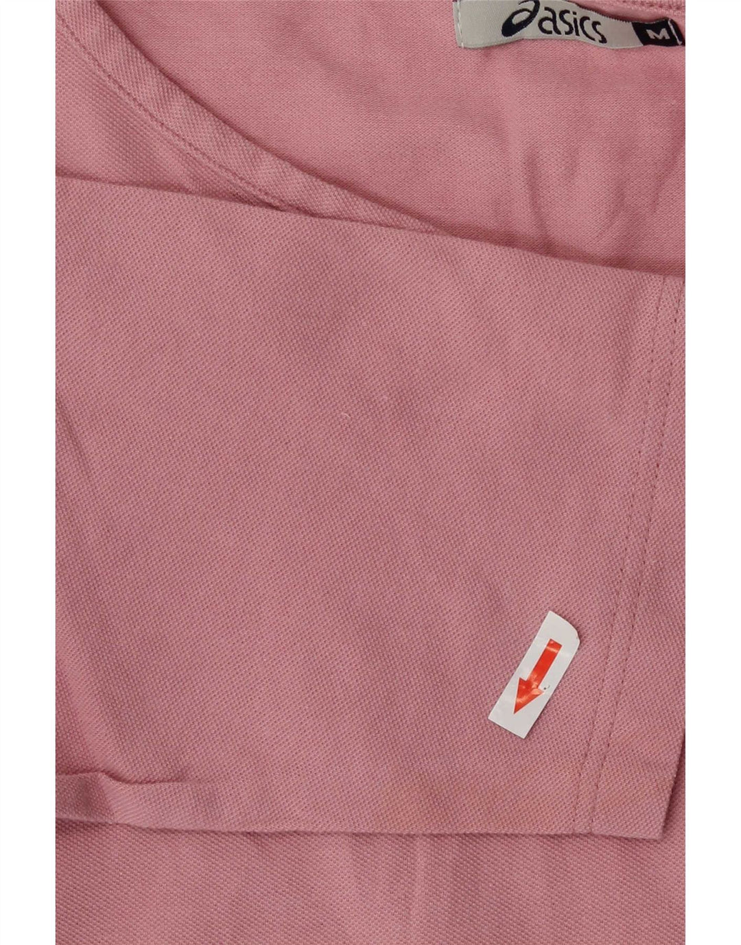 Asics Womens Top 3/4 Sleeve UK 12 Medium Pink Cotton