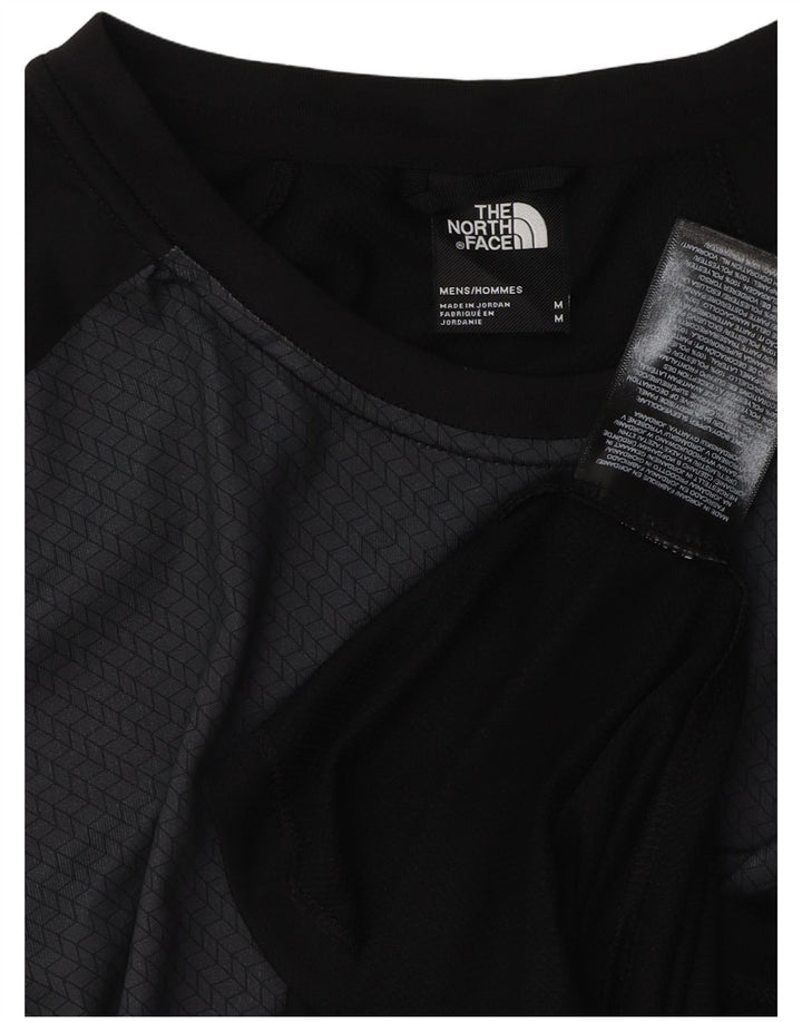 The North Face Mens T-Shirt Top Medium Black Colourblock Polyester