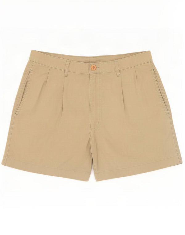 Rifle Womens Chino Shorts Large W34 Beige Cotton