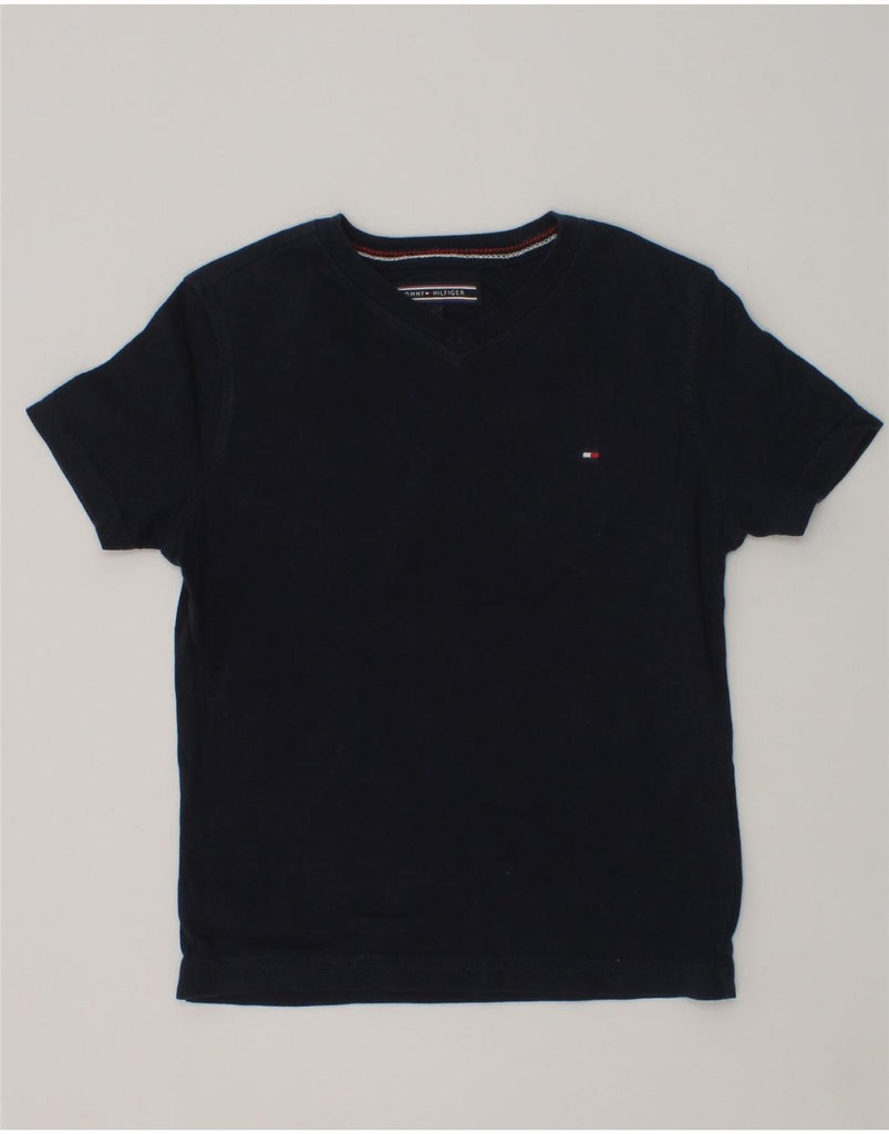 TOMMY HILFIGER Boys T-Shirt Top 2-3 Years Navy Blue Cotton | Vintage Tommy Hilfiger | Thrift | Second-Hand Tommy Hilfiger | Used Clothing | Messina Hembry 