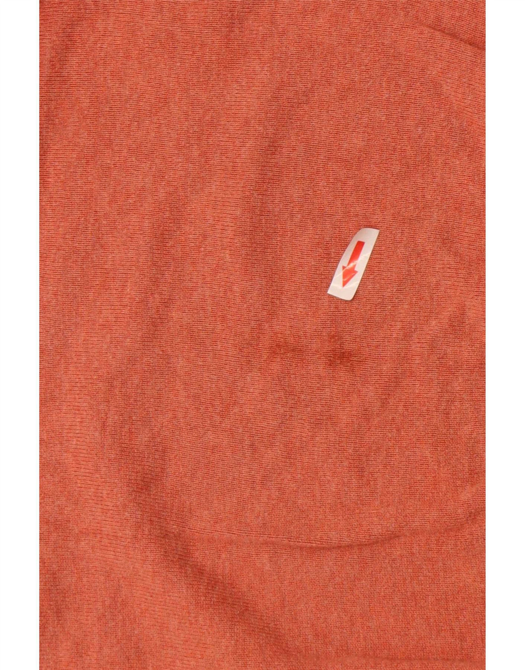 Marks & Spencer Mens Crew Neck Jumper Sweater XL Orange Cotton