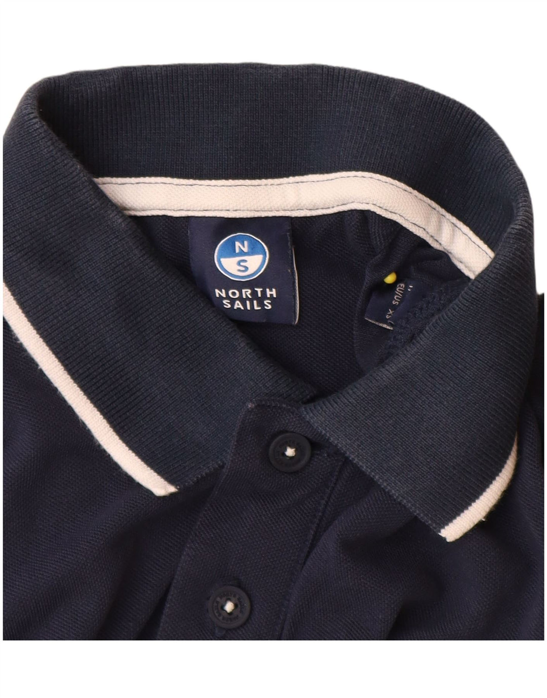 North Sails Mens Polo Shirt XS Navy Blue Cotton
