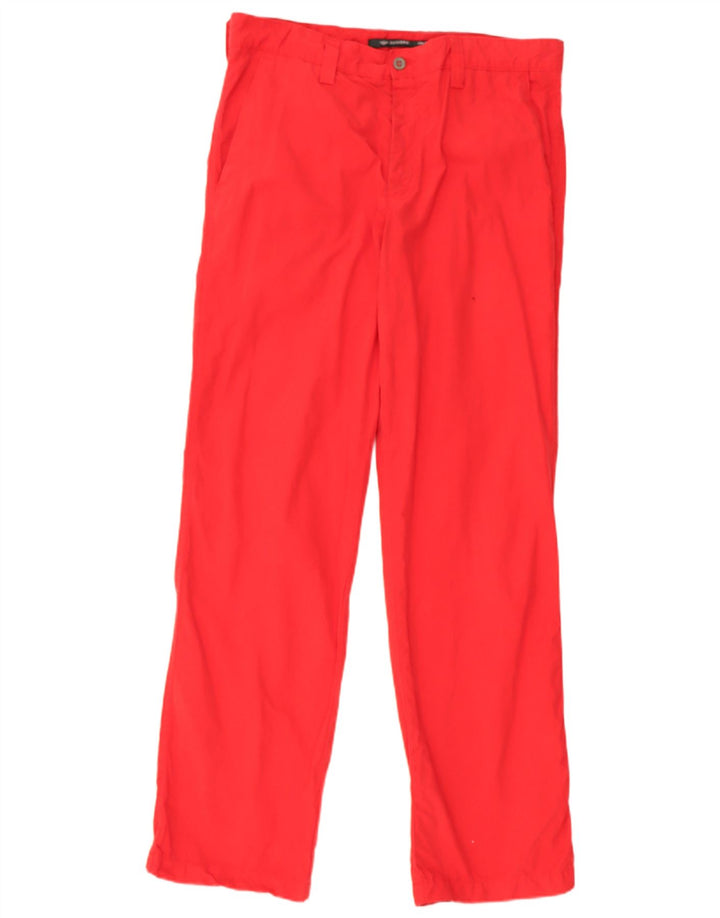 DOCKERS Mens Slim Fit Chino Trousers W33 L33 Red