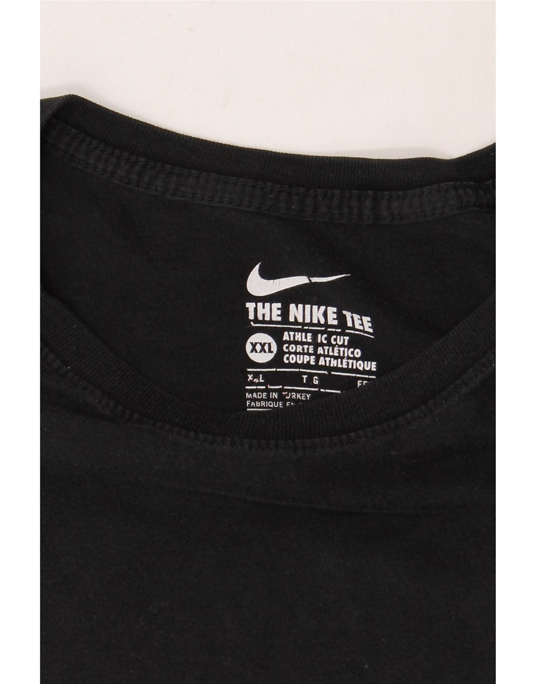 NIKE Mens Athletic Cut T-Shirt Top 2XL Black