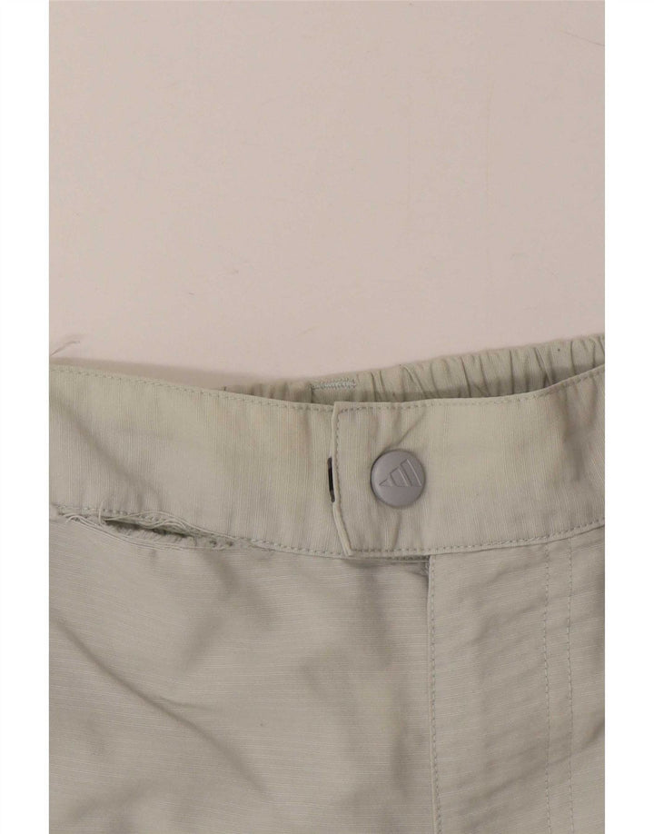 Adidas Mens Capri Trousers W32 L19 Grey Polyester