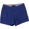 J. CREW Womens Chino Shorts US 4 Small W30  Blue Cotton Vintage J. Crew and Second-Hand J. Crew from Messina Hembry 