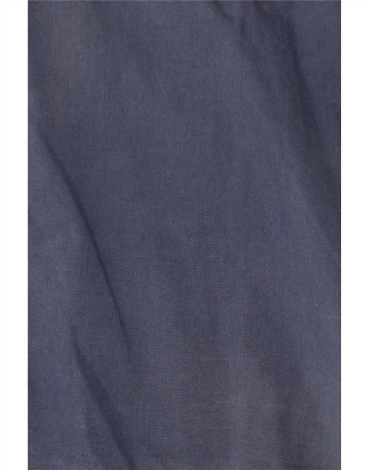 Calvin Klein Jeans Mens Short Sleeve Shirt Medium Navy Blue Cotton