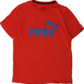 PUMA Boys Graphic T-Shirt Top 13-14 Years Red Cotton | Vintage Puma | Thrift | Second-Hand Puma | Used Clothing | Messina Hembry 