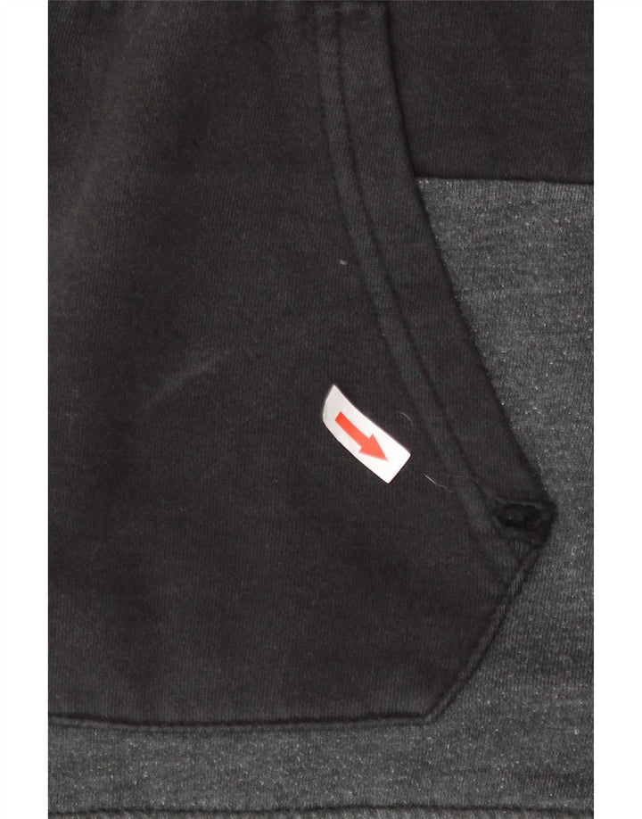 Volcom Mens Zip Hoodie Sweater Large Black Colourblock
