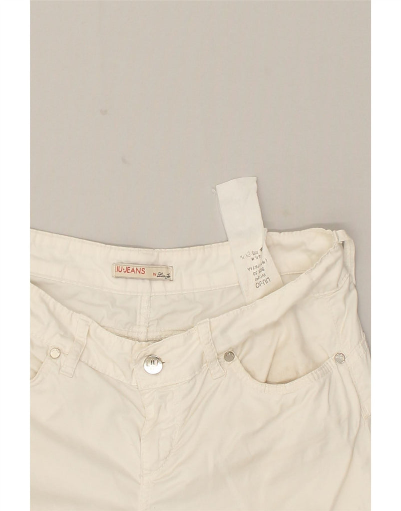 LIU JO Womens Slim Capri Jeans W30 L23  White | Vintage Liu Jo | Thrift | Second-Hand Liu Jo | Used Clothing | Messina Hembry 