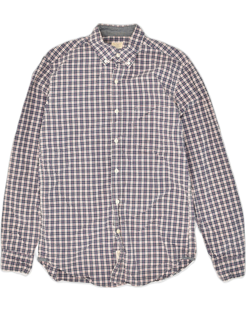 J. CREW Mens Shirt Small Multicoloured Check Cotton | Vintage J. Crew | Thrift | Second-Hand J. Crew | Used Clothing | Messina Hembry 