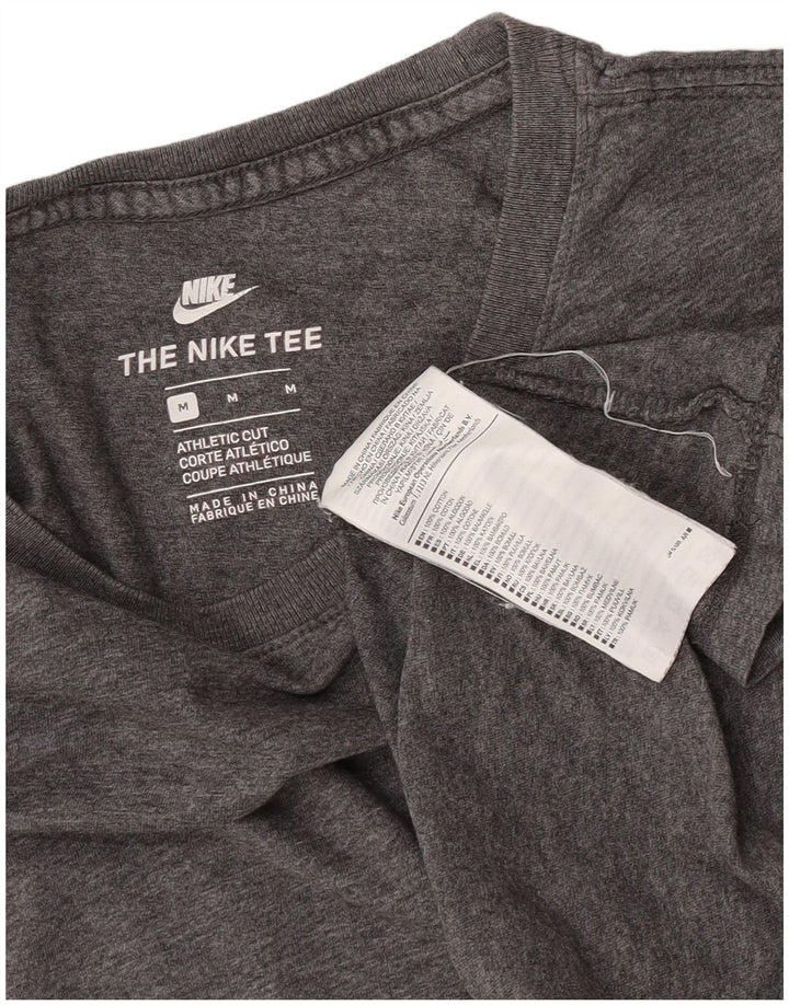 Nike Mens T-Shirt Top Medium Grey Cotton