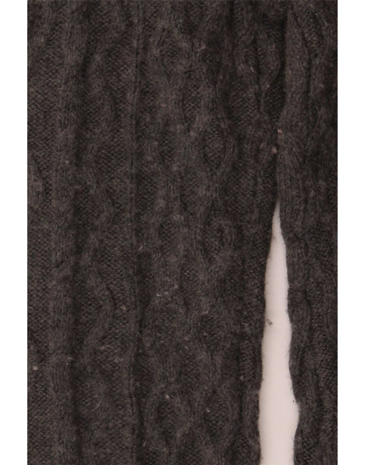 Zara Womens Cardigan Sweater UK 14 Large Grey Acrylic