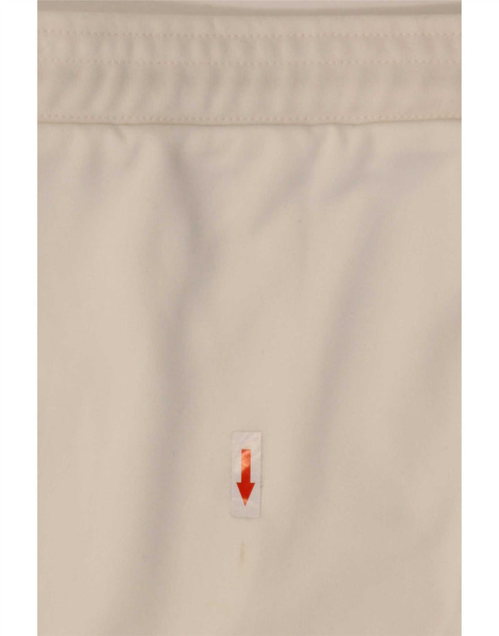 Sergio Tacchini Mens Sport Shorts IT 50 Large White Polyester