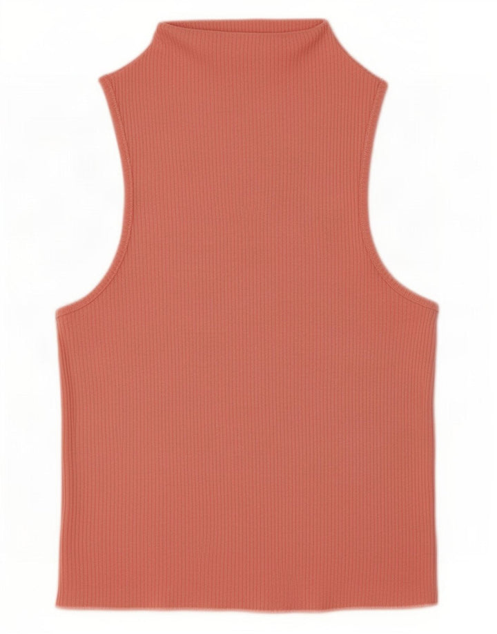 Topshop Womens Vest Top UK 10 Small Pink